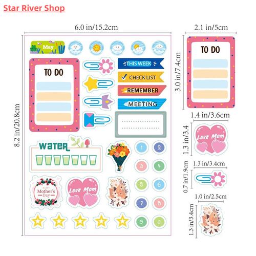 Planner Stickers 24 Sheets 1700 For Diary Stickers Notebook