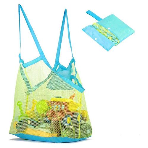 Protable Beach Bag Anti-and Net for Kid Beach Toy Towel Stor