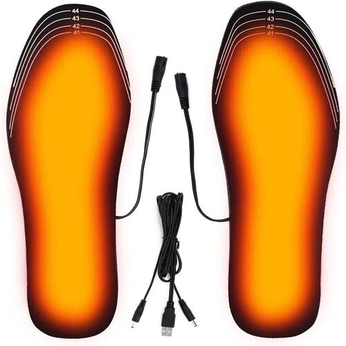 USB Heated Shoe Insoles Electric Foot Warming Pad Feet Warme