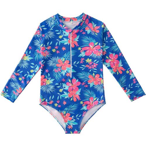 Cute Toddler Baby Girl Swimwear Long Sleeve Unicorn Infant B