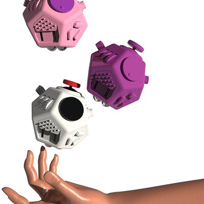 Stress relieving Rubiks Cube: Anti stress Anxiety Toy