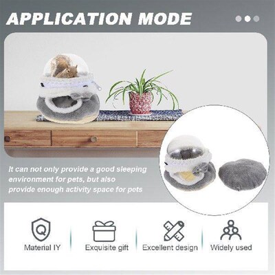 Crystal Warm Nest Hamster Shelter Small Animal House