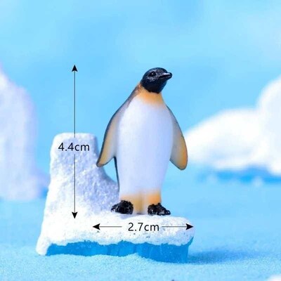 Cute 1/3Pcs Mixed Penguin Figurine Miniatures Room Decoratio