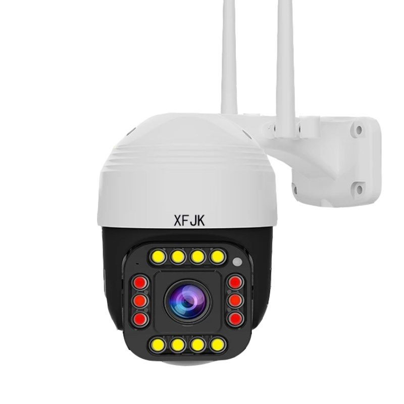 G监控摄像头0万I云台球机光对讲人形报警存储左右转室外