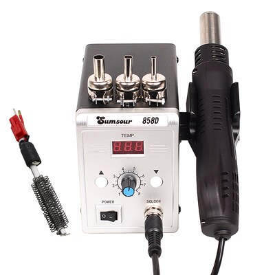 Hot Air Gun 858D 700W BGA Rework Solder Station Soldering He