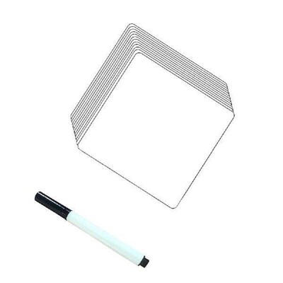 12 Pcs Repeatedly Erase The Whiteboard List DIY Decals