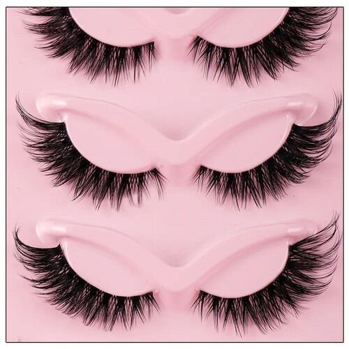 5 Pairs Cat Eye Lashes Fake Eyelashes Natural long Manga Las