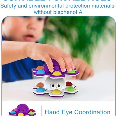 Antistress Push Bubbles Fidget Spinner Toys For Adults Child