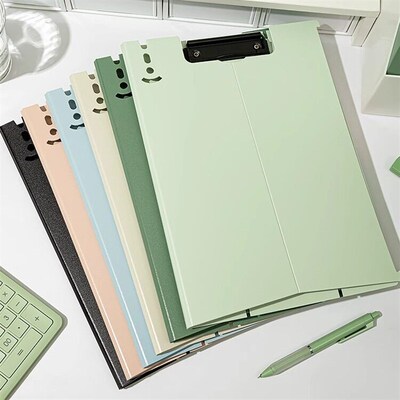 Folder pad, file folder, clip board, calligraphy board