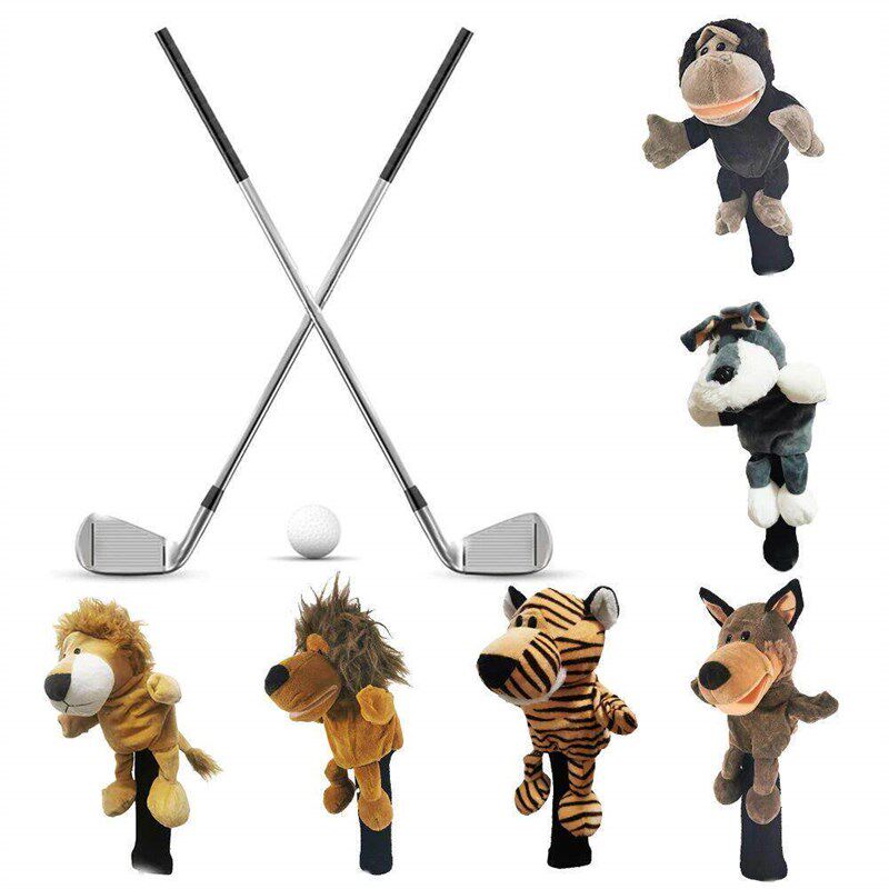 Animal Golf Club Headcover for Driver,460CC Fairway Golf Acc