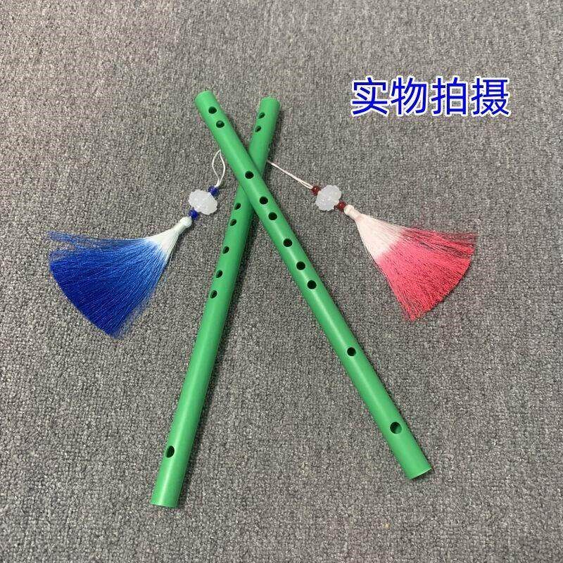 COS古董商东方淮竹笛子古风拍照道具舞蹈绿色笛子学生初学横笛