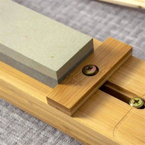 Sharpening Stone Base Non-Slip Whetstone Stand Solid Wood