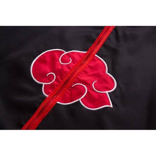 Akatuki Uchiha Itachi Cloak for Kid Adult Long Black Robe Ca