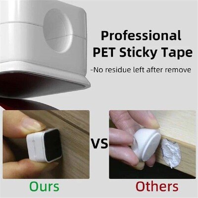 6 Pack Adhesive Wire Holder Keeper Organizer Cable Smooth