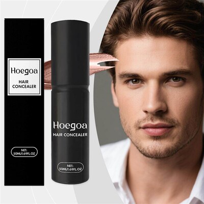 HOEGOA Brown Hair Concealer - Natural Color Coverage, Instan