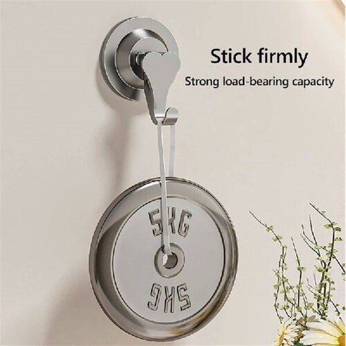 4Pcs Heavy Duty Vacuum Shower Hook Wall Hangers Strong