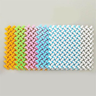 Candy-colored DIY freestyle assembly bathroom anti-slip mat,