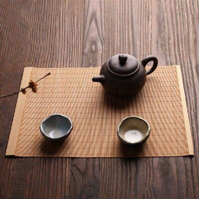Natural Bamboo Table Runner Placemat Tea Mats Table