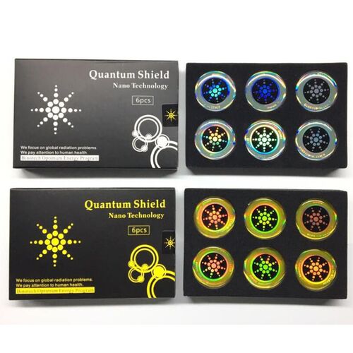 Quantum shield Nano Technology Radiation Protection Stickers