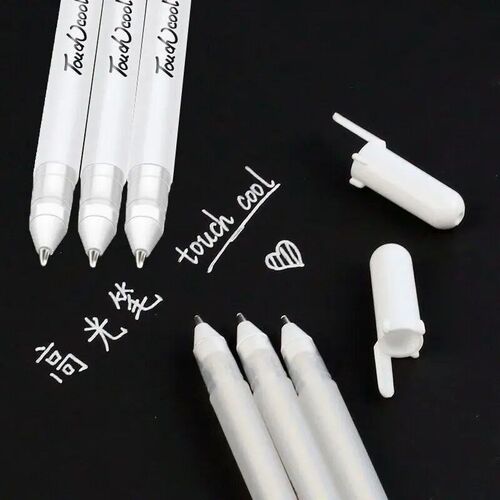 3/5pcs/10pcs Set 0.8mm Highlight Marker Pen White Ink Gel Pe