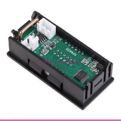 E06B for DC 100V 200V 10A Voltmeter Ammeter 4 Digits High