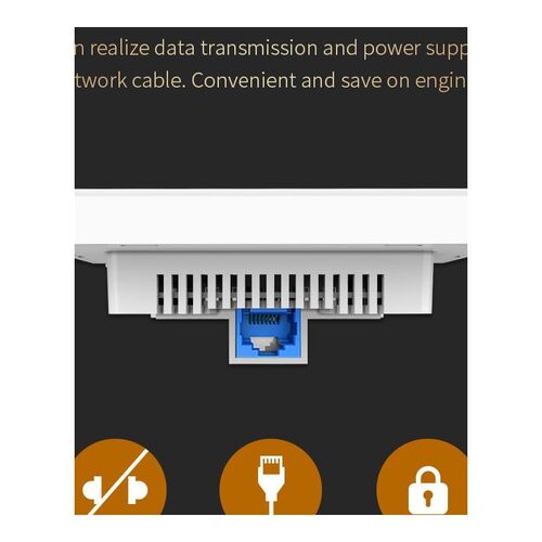 Stock ! Gigabit Wireless Access Point 1200Mbps Indoor Wall W
