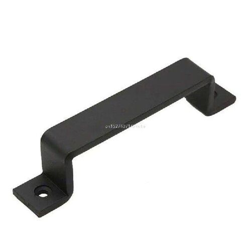 2/4Pcs Black Barn Door Handle Wardrobe Cabinet Door Pulls