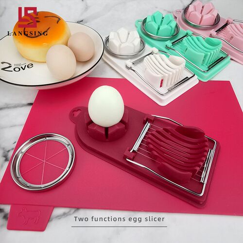 Egg Cutter  Slicer Sectioner Mold Luncheon Meat Cutter切蛋器