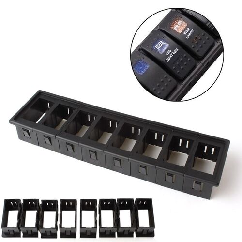 New 8pcs Durable Car Boat Rocker Switch Clip Panel Patrol H