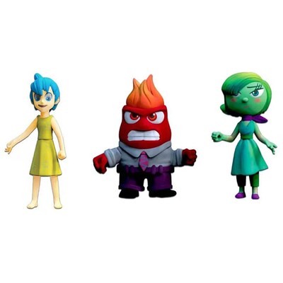 6pcs/set  Inside Out Kids Toy Figure Sadness Joy Anger Actio