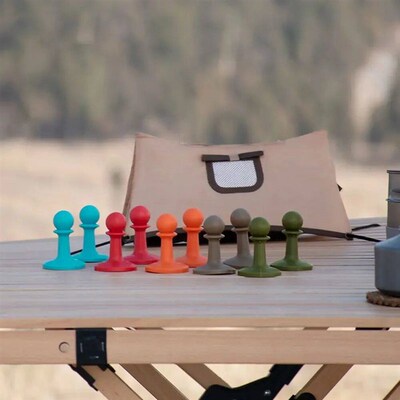 4Pcs Lightning Proof Cap Camping Tent Pole Awning Rod Suppor