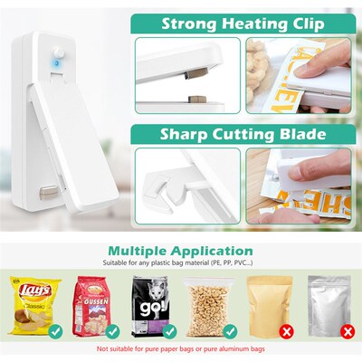Charge Sealer Bag Plastic Package Sealer Heat Food Close Bag