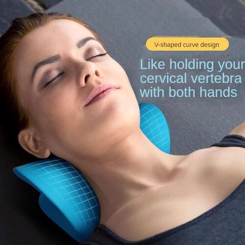 Cervical Neck Shoulder Stretcher Massage Pillow Traction01