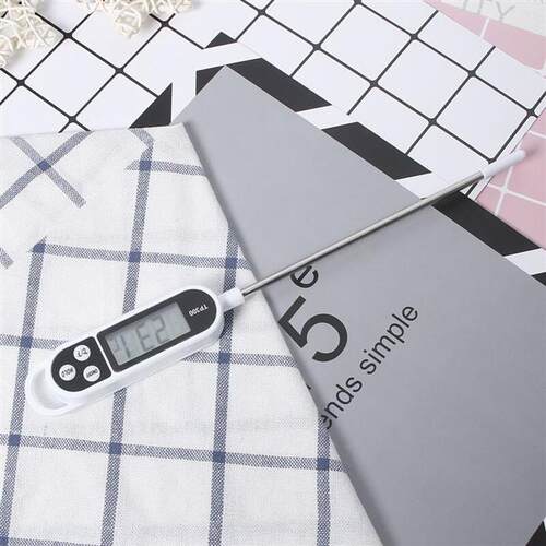 digital food thermometer  oven bbq cooking meat milk