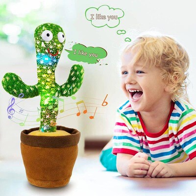 Kids Dancing Talking Cactus Toys Interactive Talking Sunny C