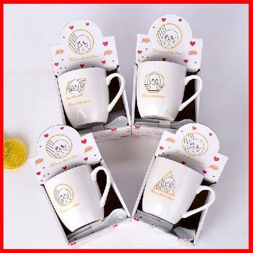 Creative Cartoon Ceramic Mug Cute Girl Expression Pack Cup