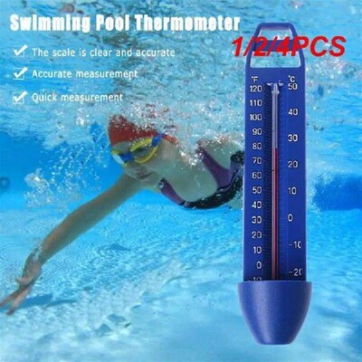 1/2/4PCS Practical Swimming Pool Floating Thermometer
