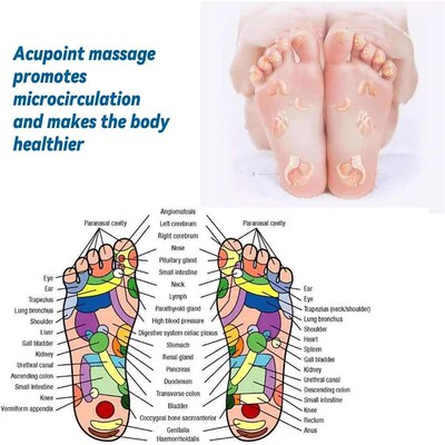 Unisex Acupressure Foot Insoles Orthopedic Shoe Soles Magnet