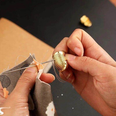 1-3PCS Sewing Thimble Hand-Working Sewing Thimble Finger Pro