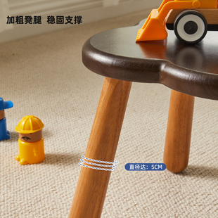 小家用小板凳实木茶几凳圆凳小型方凳卡通儿童换鞋凳矮凳