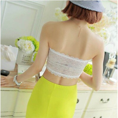Lace thin anti-slip womens chest wrap, summer one-piece tub