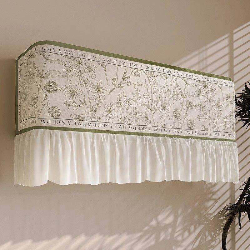 ZwtRRnGF简约空调防尘全套机罩包挡风板遮风挂式内轻奢高级直感防