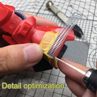 4 In 1 Chip-shaped Scoring Auxiliary Ruler Tool Drill Scribe