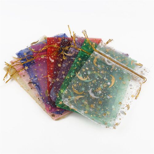 50pcs/Lot 7x9 9x12 11x16 13x18cm Printing Star Moon Christma