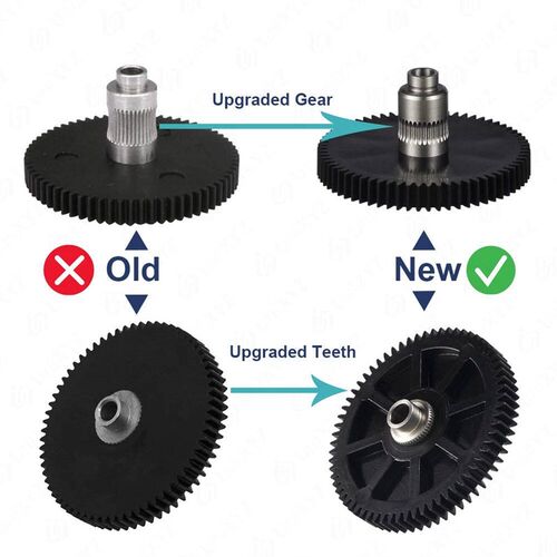 Titan Aero Metal Extruder Idler Arm Gear with 66 Teeth 1.75m
