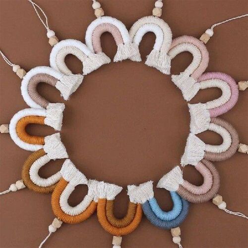 Rainbow Hanging Decor Macrame Home Decoration Accessorie
