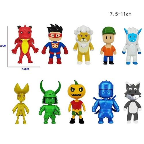 24pcs Stumble Fall Guys Action Figures Toys Game Character C