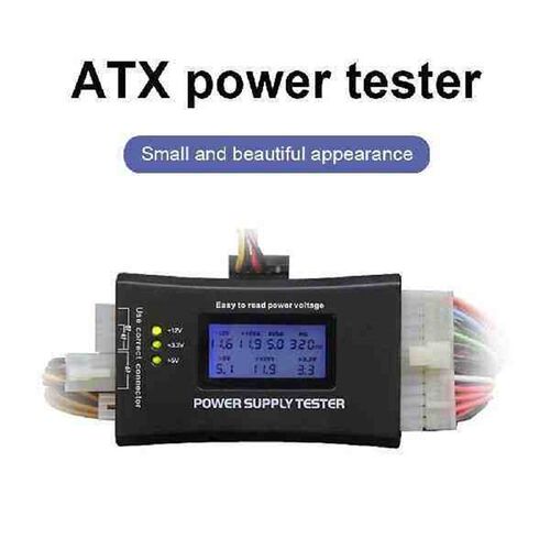 20/24 Pin Computer Power Supply Tester LCD Display Computer