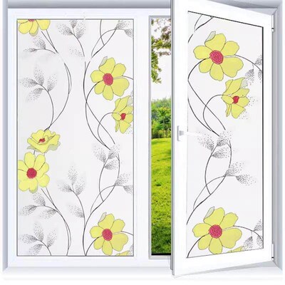 Window Sticker Glass Window Privacy Film, Translucent but No