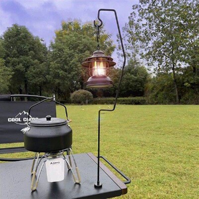 Outdoor Light Stand Hook with Storage Bag Camping Lights